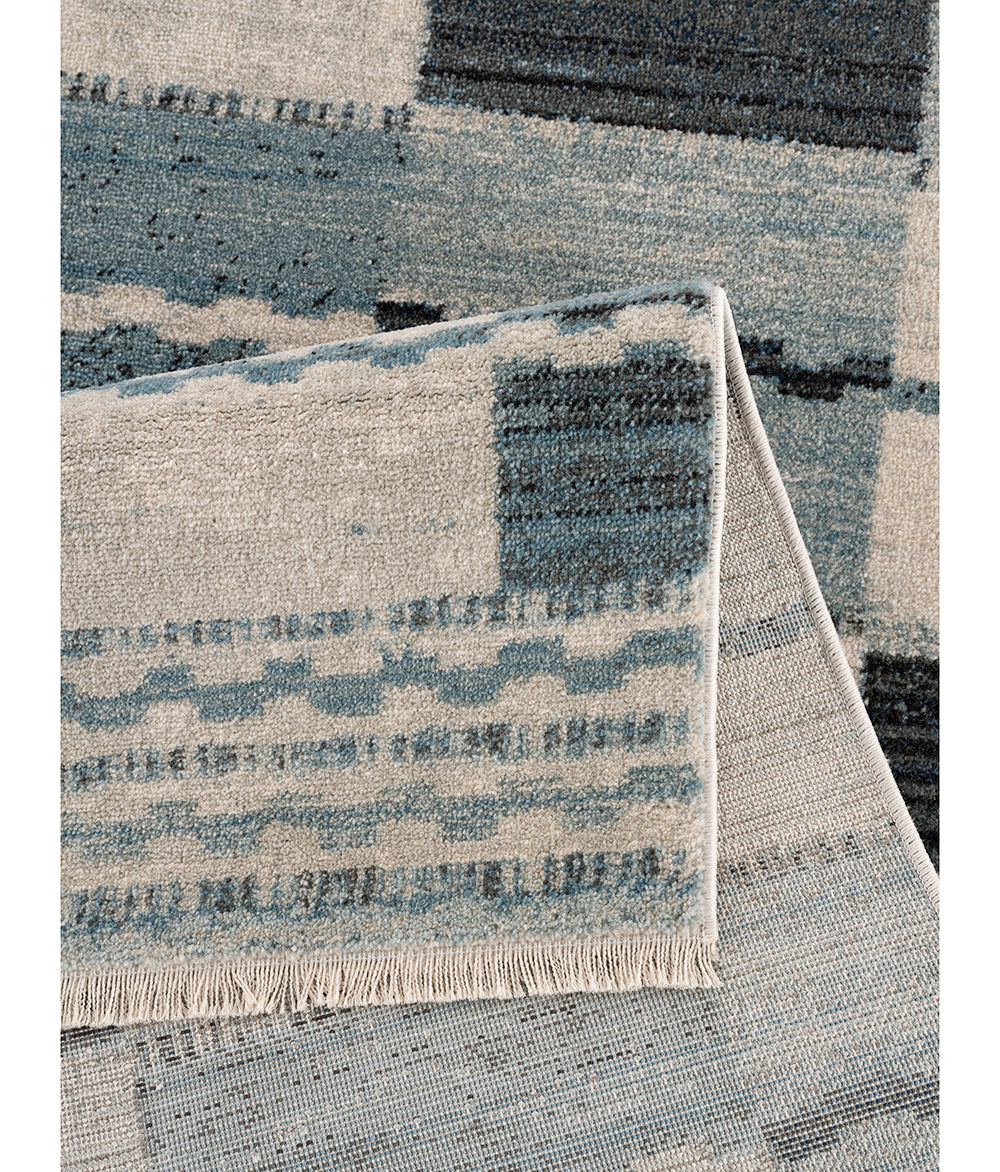 Bodrum Chess Blue Rug - Ambedo Home