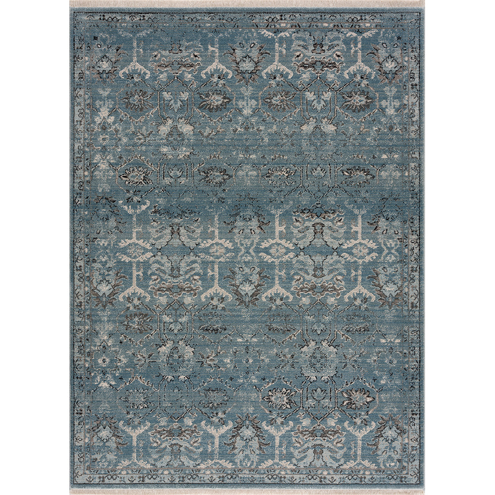 Bodrum Heritage Vintage Blue Rug - Ambedo Home