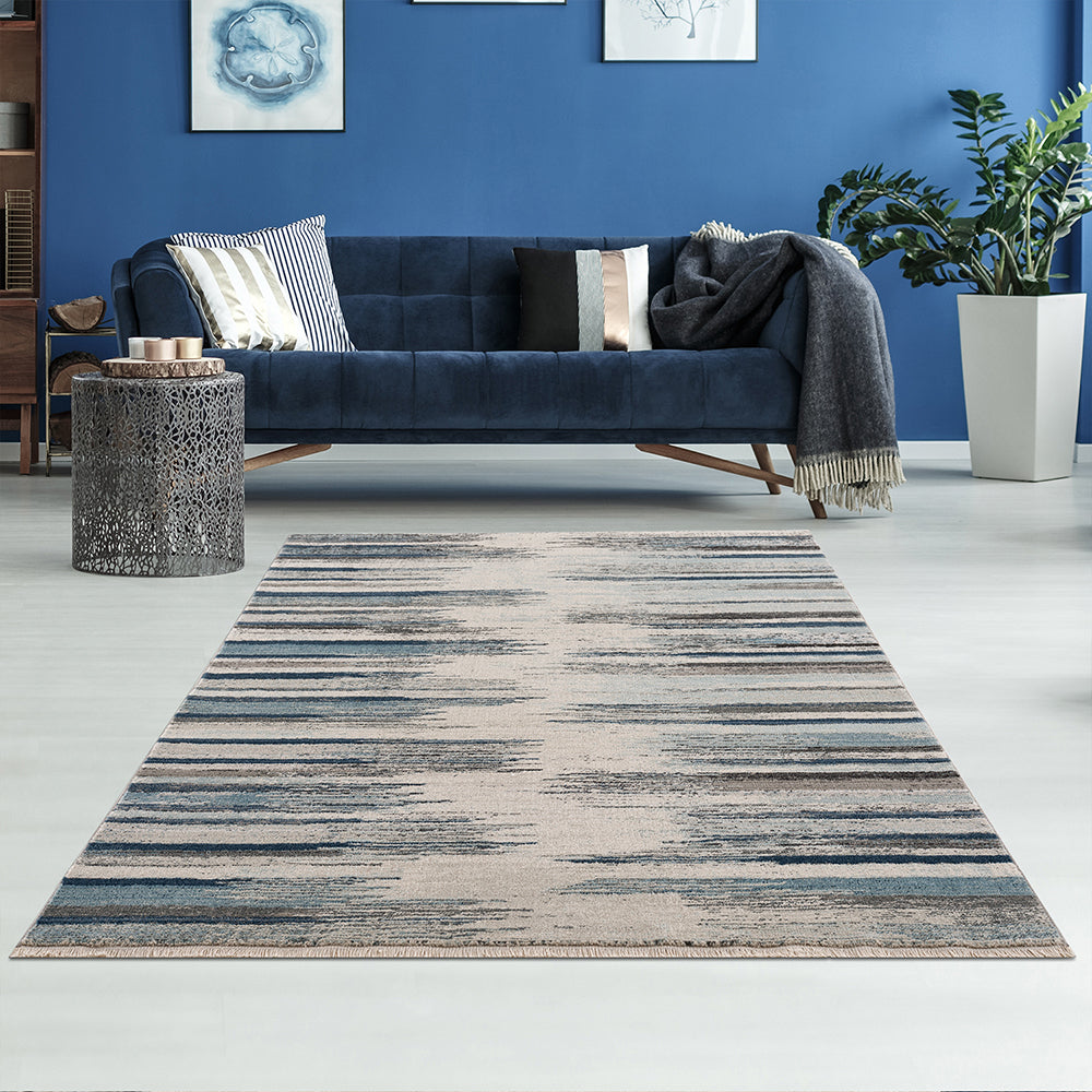 Bodrum Coast Blue Rug - Ambedo Home
