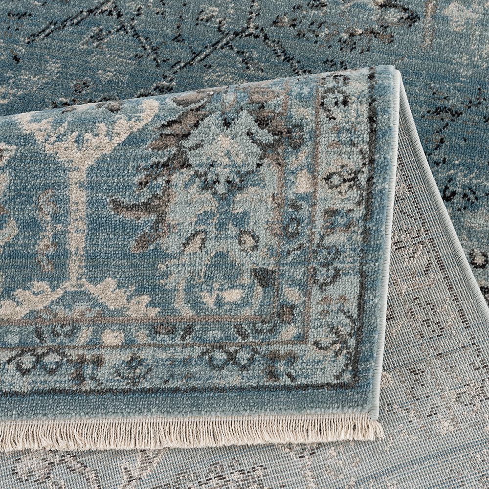 Bodrum Heritage Vintage Blue Rug - Ambedo Home