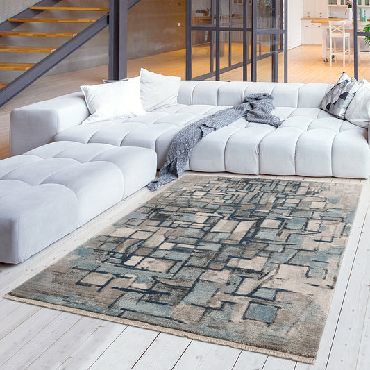 Bodrum Loch Blue Rug - Ambedo Home