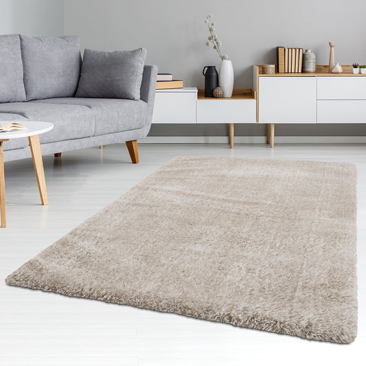 Plush Dark Beige Rug - Ambedo Home